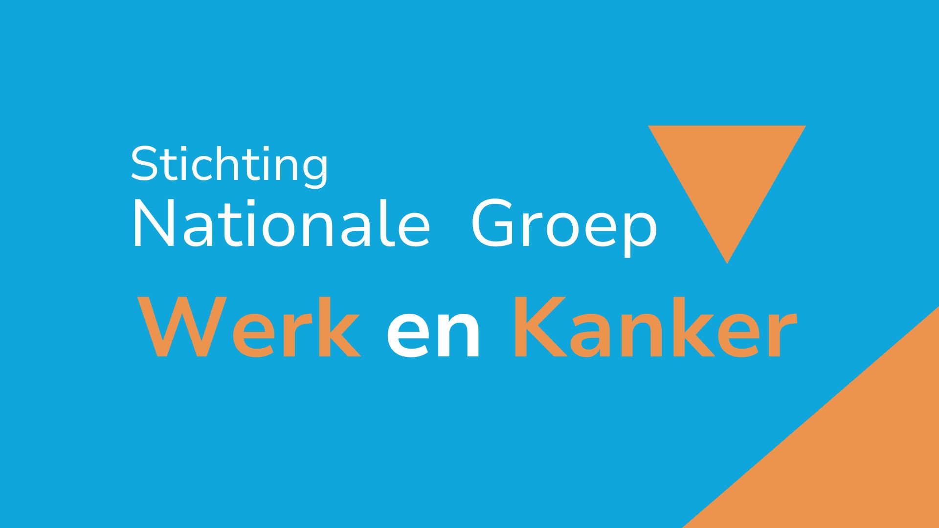 Nationale Kanker en Werk Dag
